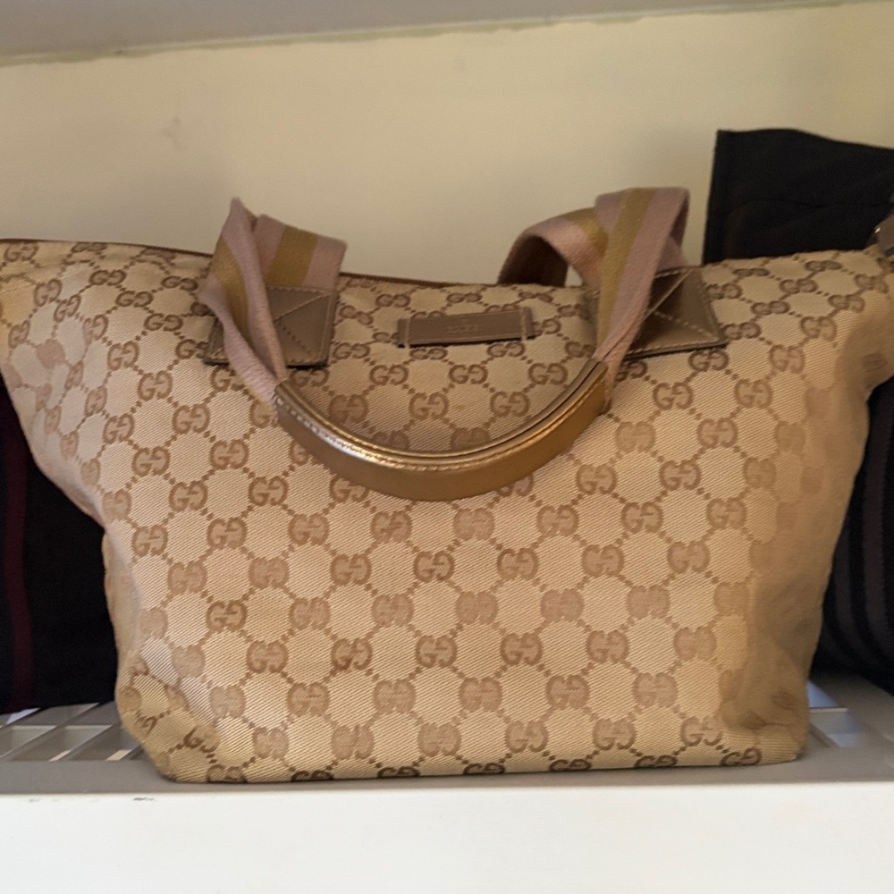 Gucci Metallic Tote